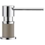 Blanco Lato Deck Mounted Soap Dispenser with 10 oz Capacity Chrome / Truffle