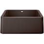 Blanco Ikon 27" Farmhouse Single Basin SILGRANIT Kitchen Sink Cafe Brown