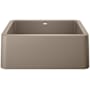 Blanco Ikon 27" Farmhouse Single Basin SILGRANIT Kitchen Sink Truffle