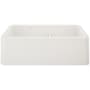 Blanco Ikon 33" Farmhouse Double Basin SILGRANIT Kitchen Sink White