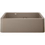 Blanco Ikon 33" Farmhouse Double Basin SILGRANIT Kitchen Sink Truffle