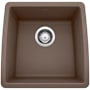 Blanco Performa 17-1/2" Undermount Single Basin SILGRANIT Kitchen Bar Sink Cafe Brown