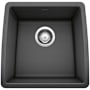 Blanco Performa 17-1/2" Undermount Single Basin SILGRANIT Kitchen Bar Sink Anthracite