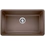 Blanco Precis 32" Undermount Single Basin SILGRANIT Kitchen Sink Cafe Brown