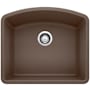 Blanco Diamond 24" Undermount Single Basin SILGRANIT Kitchen Sink Cafe Brown