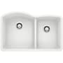 Blanco Diamond 32" Undermount Double Basin SILGRANIT Kitchen Sink White