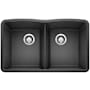 Blanco Diamond 32" Undermount Double Basin SILGRANIT Kitchen Sink Anthracite
