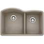 Blanco Diamond 32" Undermount Double Basin SILGRANIT Kitchen Sink Truffle