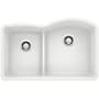 Blanco Diamond 32" Undermount Double Basin SILGRANIT Kitchen Sink White
