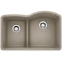 Blanco Diamond 32" Undermount Double Basin SILGRANIT Kitchen Sink Truffle