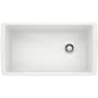 Blanco Diamond 33-1/2" Undermount Single Basin SILGRANIT Kitchen Sink - Less Undermount Clips 440851 White