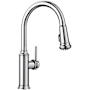 Blanco Empressa 1.5 GPM Single Hole Pull Down Kitchen Faucet Polished Chrome