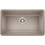Blanco Precis 30" Undermount Single Basin SILGRANIT Kitchen Sink Truffle