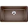 Blanco Precis 30" Undermount Single Basin SILGRANIT Kitchen Sink Cafe Brown