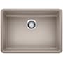 Blanco Precis 25" Undermount Single Basin SILGRANIT Kitchen Sink Truffle