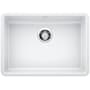 Blanco Precis 25" Undermount Single Basin SILGRANIT Kitchen Sink White