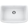 Blanco Valea 27" Undermount Single Basin SILGRANIT Kitchen Sink White