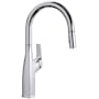 Blanco Rivana 1.5 GPM Single Hole Pull Down Kitchen Faucet Polished Chrome