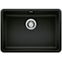 Blanco Precis 25" Undermount Single Basin SILGRANIT Kitchen Sink Coal Black