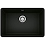 Blanco Precis 26-13/16" Undermount Single Basin SILGRANIT Kitchen Sink Coal Black
