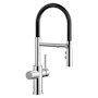 Blanco Catris Filter-Ready 1.5 GPM Single Hole Pre-Rinse Pull Down Kitchen Faucet Chrome