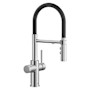 Blanco Catris Filter-Ready 1.5 GPM Single Hole Pre-Rinse Pull Down Kitchen Faucet PVD Steel