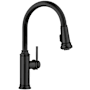 Blanco Empressa 1.5 GPM Single Hole Pull Down Kitchen Faucet Matte Black