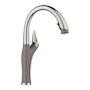 Blanco Artona 1.5 GPM Single Hole Pull Down Kitchen Faucet Volcano Gray