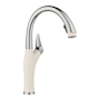 Blanco Artona 1.5 GPM Single Hole Pull Down Kitchen Faucet Soft White
