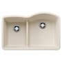Blanco Diamond 32" Undermount Double Basin SILGRANIT Kitchen Sink Soft White