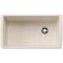 Blanco Diamond 33-1/2" Undermount Single Basin SILGRANIT Kitchen Sink - Less Undermount Clips 440851 Soft White
