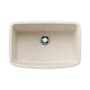 Blanco Valea 27" Undermount Single Basin SILGRANIT Kitchen Sink Soft White