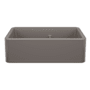 Blanco Ikon 33" Farmhouse Double Basin SILGRANIT Kitchen Sink Volcano Gray