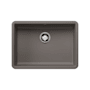 Blanco Precis 25" Undermount Single Basin SILGRANIT Kitchen Sink Volcano Gray