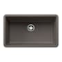 Blanco Precis 30" Undermount Single Basin SILGRANIT Kitchen Sink Volcano Gray
