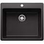 Blanco Liven 25" Drop-In/Undermount Single Basin SILGRANIT Kitchen Sink Anthracite
