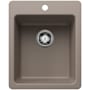 Blanco Liven 16-3/4" Drop-In/Undermount Single Basin SILGRANIT Bar Sink Truffle