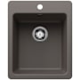Blanco Liven 16-3/4" Drop-In/Undermount Single Basin SILGRANIT Bar Sink Volcano Gray