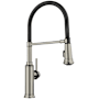 Blanco Empressa Semi-Pro 1.5 GPM Single Hole Pre-Rinse Pull Down Kitchen Faucet Satin Platinum