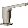Blanco Rivana Deck Mounted Soap Dispenser with 10 oz Capacity Satin Platinum