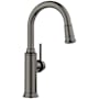 Blanco Empressa 1.5 GPM Single Hole Pull Down Bar Faucet Satin Dark Steel