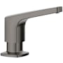 Blanco Rivana Deck Mounted Soap Dispenser with 10 oz Capacity Satin Dark Steel