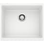 Blanco Precis 20-7/8" Undermount Single Basin SILGRANIT Kitchen Sink White