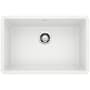 Blanco Precis 26-13/16" Undermount Single Basin SILGRANIT Kitchen Sink White