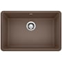 Blanco Precis 26-13/16" Undermount Single Basin SILGRANIT Kitchen Sink Cafe Brown