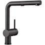 Blanco Linus 1.5 GPM Single Hole Pull Out Kitchen Faucet Anthracite
