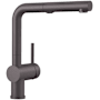 Blanco Linus 1.5 GPM Single Hole Pull Out Kitchen Faucet Cinder