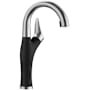 Blanco Artona 1.5 GPM Single Hole Pull Down Bar Faucet PVD Steel / Coal Black