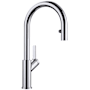 Blanco Urbena 1.5 GPM Single Hole Pull Down Kitchen Faucet Polished Chrome