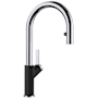 Blanco Urbena 1.5 GPM Single Hole Pull Down Kitchen Faucet Chrome / Coal Black